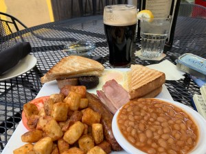 Chad, the black sausage is blood, just so you know