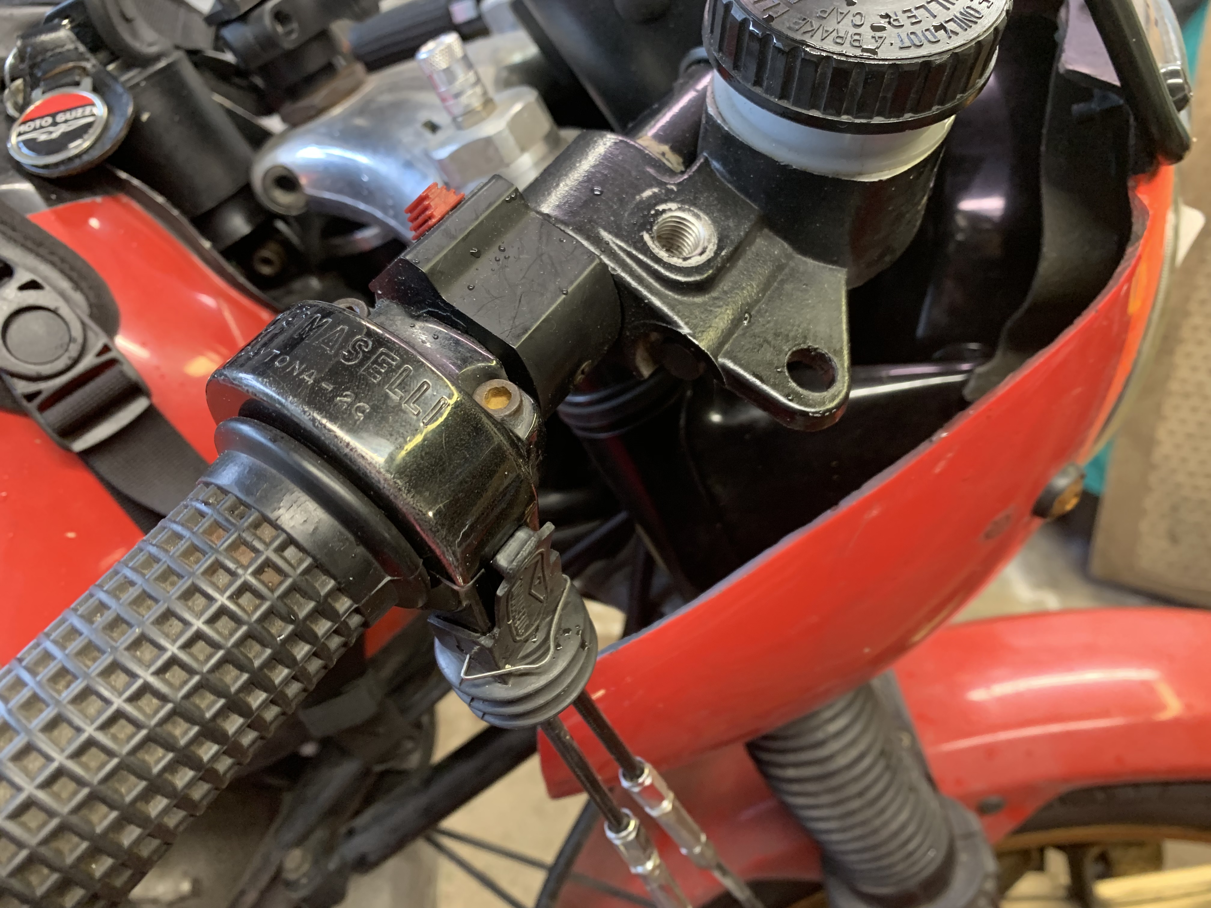 A lever should be here